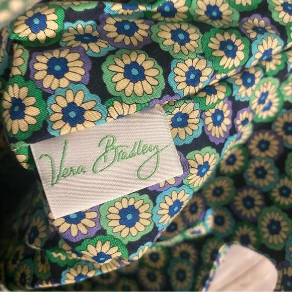 Vera Bradley 2009 Holiday Blue Rhapsody Tote - Picture 5 of 7